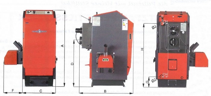 Heizkessel für Pellet und Holznotbetrieb Heizkessel für Pellet und Holznotbetrieb