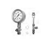  Elco Manometer mit Druckknopfhahn