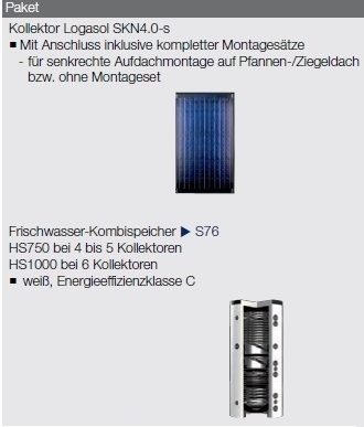 Buderus-Logaplus Solarpaket S76