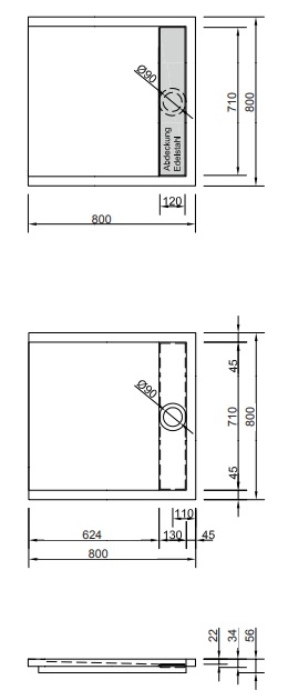 Duschwanne Easytray