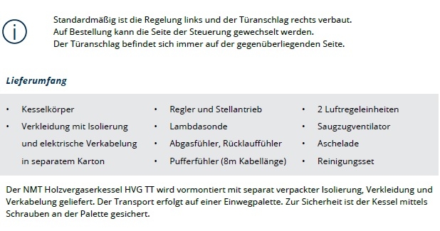 Scheitholzvergaserkessel HVG TT 