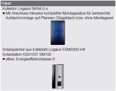 Buderus-Logaplus Solarpaket S109 Buderus-Logaplus Solarpaket S109
