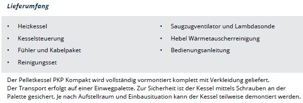 Pelletkessel PKP Kompakt