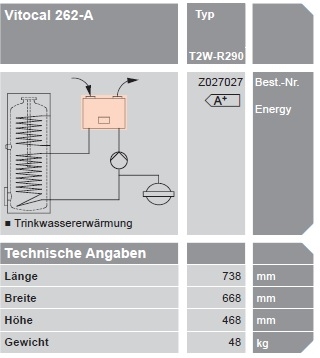 VIESSMANN Wrmepumpe Vitocal 262-A