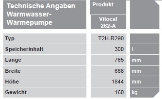 Vitocal 262-A Vitocal 262-A